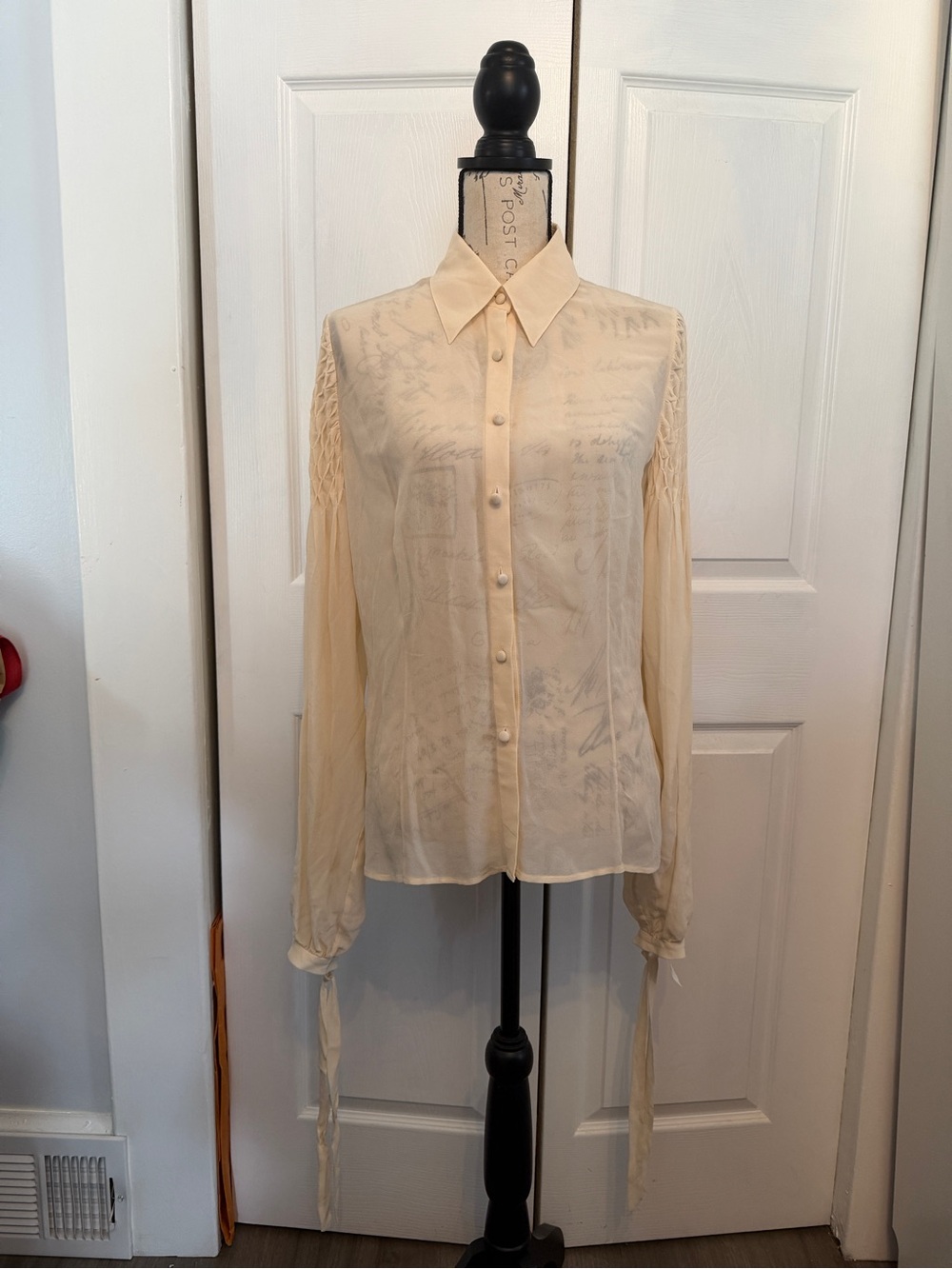 Vintage Escada Silk Blouse 38